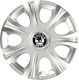 Тасии Трохове Автомобилни Versaco Impulse Сребристи 14" Сигма 3d Метална Skoda 4 Броя