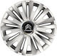 Car Wheel Hubcaps Versaco Royal Rc 14" 3d Metal Logo Citroen 4 Pieces
