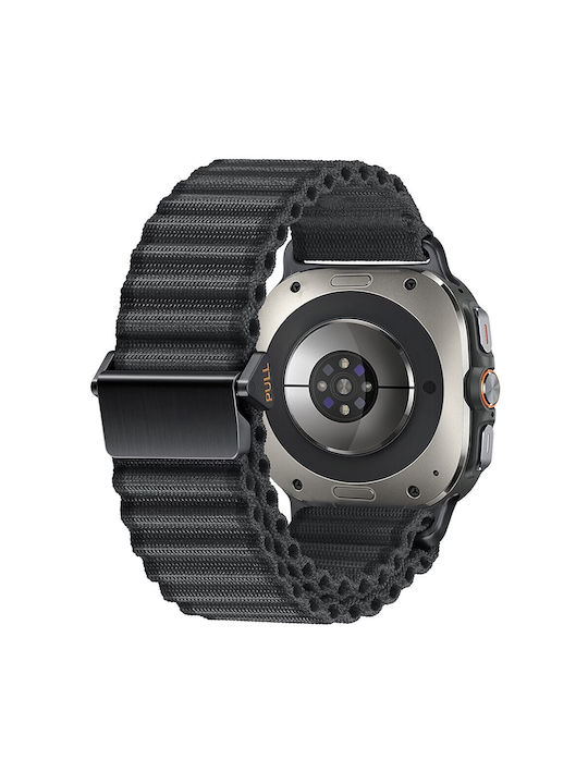 Samsung Galaxy Watch Ultra 2025 47mm Kalebol Кайшка Nylon Черна Samsung Galaxy Watch Ultra 2025 47mm Kalebol Кайшка Nylon Черна