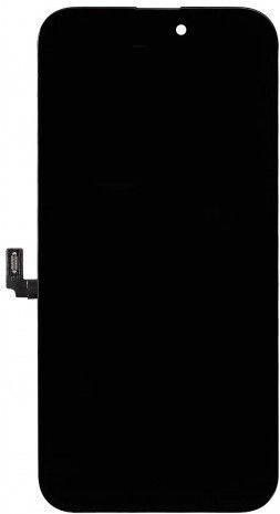 Ecran OLED Hard cu mecanism tactil pentru Apple iPhone 16 Plus (Negru)