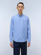 Terra Long Sleeve Shirt in Regular Fit Checked Blue