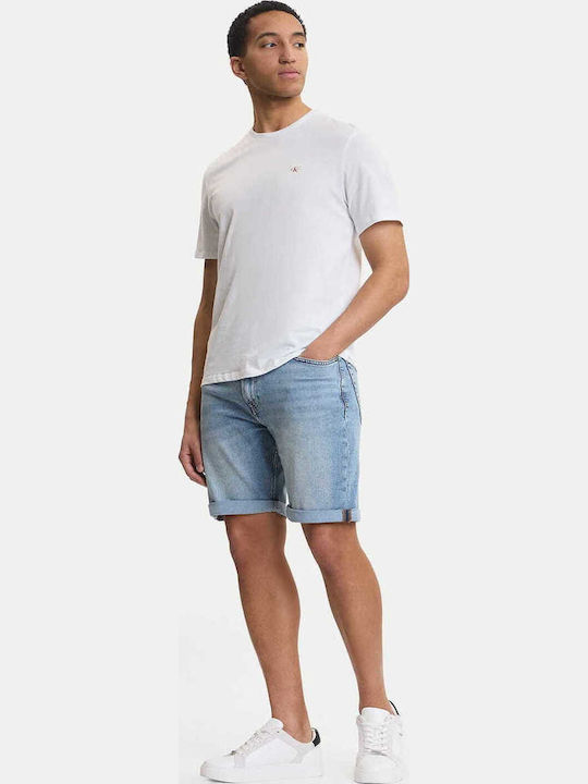 Calvin Klein Bermudă Denim Albastră Bărbați