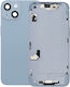 Clappio Complete Chassis Iphone 14 Rear Glass Camera Lenses Blue