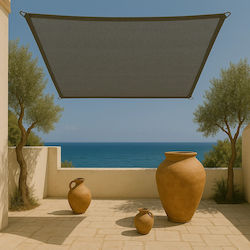 Showood Квадратно Shade Sail Сив 5x5м 280гр/м²