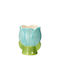 Next Ceramic Light Blue Flower Pot 9.5x8.5x10.7cm