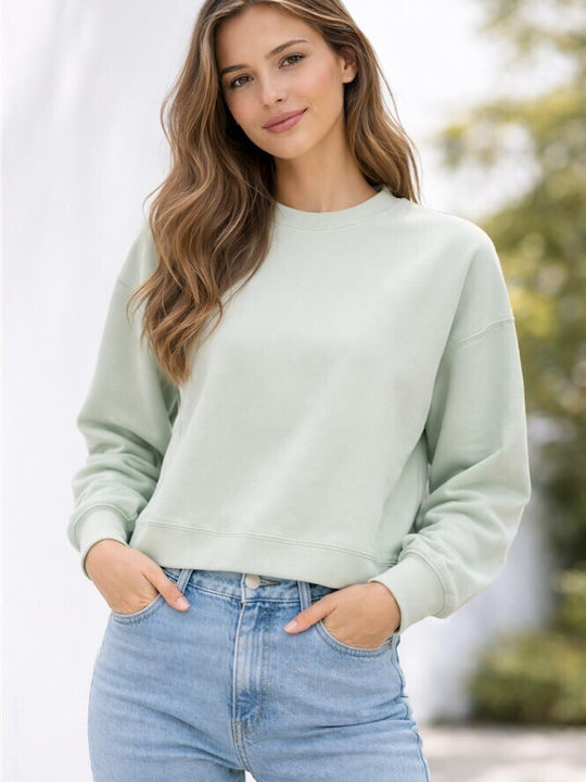 Only Langes Damen Sweatshirt Grün