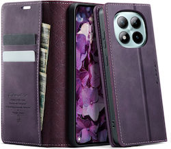 Caseme 033 Retro Husă Tip Carte Violet Xiaomi R...