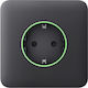 Ajax Systems Single Walled Power Socket Gray