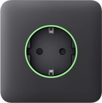 Ajax Systems Single Walled Power Socket Gray