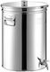 Stainless Steel Stock Pot Capacity 50L with Diameter 37.5cm