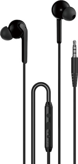 Dudao X3+ In-ear Handsfree Ακουστικά με Βύσμα USB-C Μαύρο