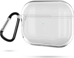SiiPro Θήκη Σιλικόνης σε Διάφανο χρώμα για Apple AirPods Pro 2