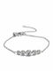 Awear Women's Bracelet Made of Stainless Steel with Zircon