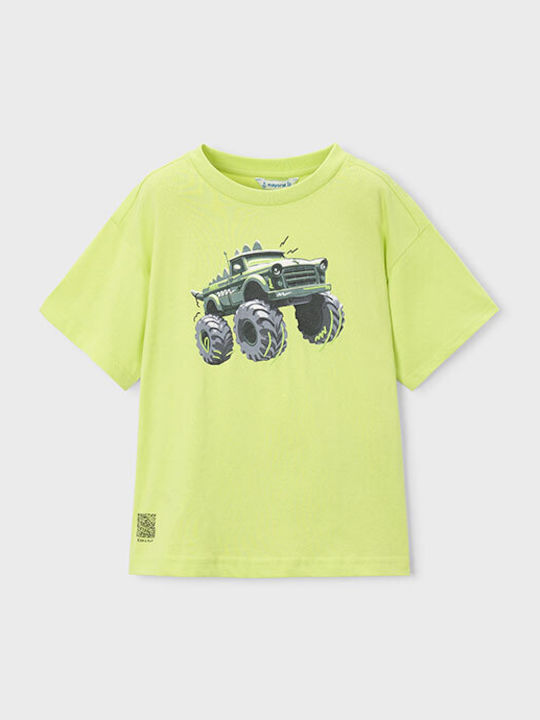 Kids Short-Sleeved Green Top
