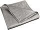 Pânză Impermeabilă Universală 3x3 M 100g/m² Densitate Inele Metalice De Fixare Culoare Argintie