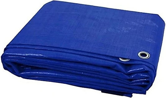 SGTT Αδιάβροχος Μουσαμάς 80gr/m² 15x10μ. Ελαφρού Τύπου Μπλε