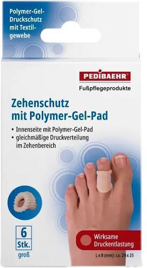 Pedibaehr Foot Pads with Gel for Calluses Large 6 Pieces