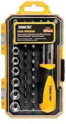 Set Șurubelniță Capete Tubulare 37 Buc 25 Mm Strend Pro Set Șurubelniță Capete Tubulare 37 Buc 25 Mm Strend Pro