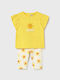 Kids Set with Leggings Summer 2pcs Yellow