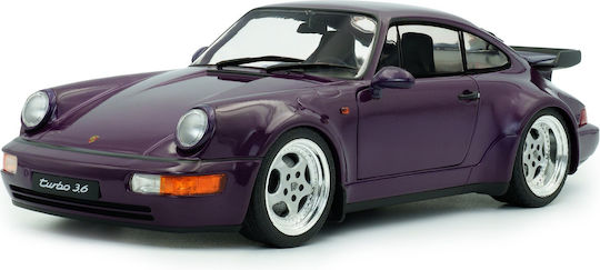 1/18 Porsche 911 964 Turbo 3.6 Coupe 1990 Violet Blue Metallic