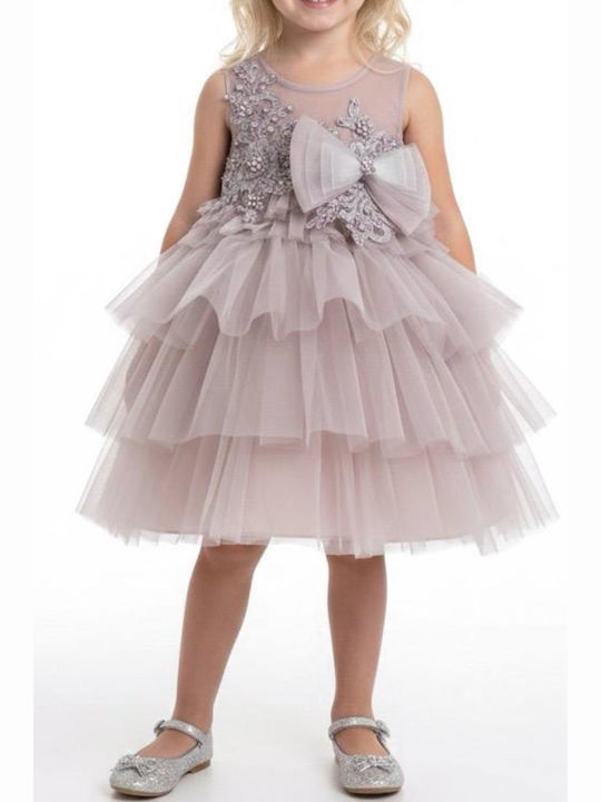 Girls Dress Dusty Pink