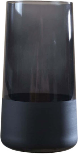 Hermia Set of Water Glasses Made of Glass in Black Colour 520ml 4 Pieces