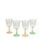 Hermia Set of Glasses for White Wine Glass 240ml 4 Pieces