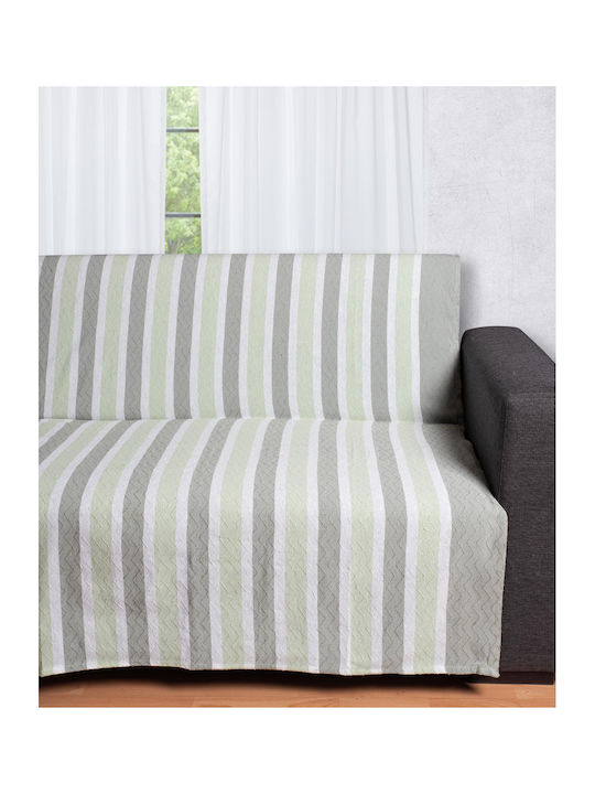Silk Fashion Ριχτάρι Τετραθέσιου Καναπέ 180x320εκ. Mint