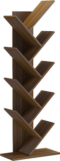 Bibliotecă Fyllo Nuc 50x25x141.5cm