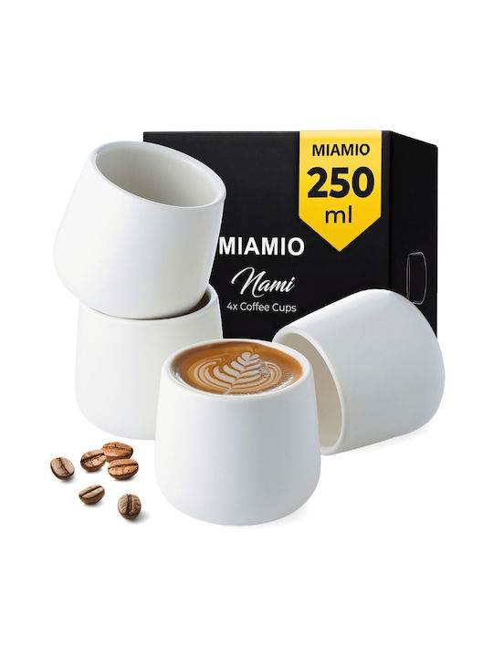 Miamio Nami Collection Κούπα Κεραμική Λευκή 250...