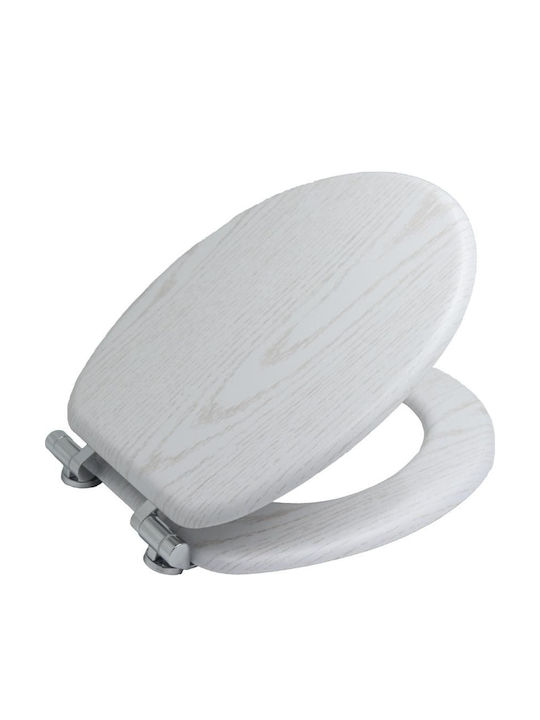 Bisk Capac WC Soft Close Plastic 42.8x37cm Gri