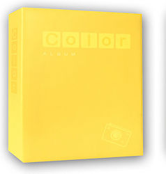 Photo Album Yellow Black Sleeves 100 Photos 10x...