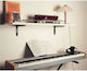 Bolis Italia Corner Shelf Made of Metal in Black Colour 200x140mm