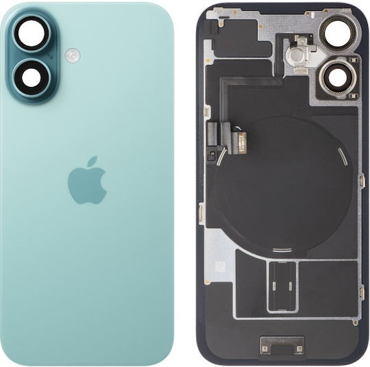 Apple iPhone 16 Grüne Blaugrüne Austauschbare Handy Ersatzabdeckung