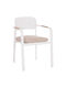 Elara Wooden Dining Armchair Beige 56x62x78cm