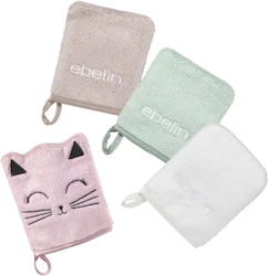 Ebelin Ultimate 2-pack Microfiber Facial Gloves Daily Refresh & Deep Cleansing
