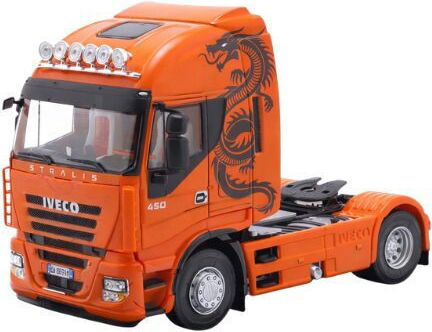 Iveco Stralis 500 Truck Orange 2008 Model Car 1:43 Hachette