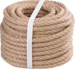 Twisted Jute Rope Garden Decor 16 Mm Thickness 20 M Length