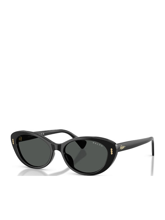 Ralph Lauren Damenteil Sonnenbrillen mit Schwarz Horn umrandet Rahmen und Schwarz Farbe Gläser RA5350U 500187