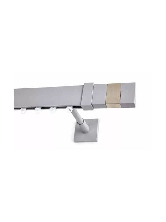 Anartisi Matrix One-Way Metallic Curtain Track ...