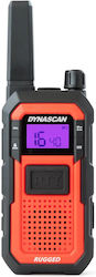 DynaScan Rugged Ασύρματος Πομποδέκτης PMR με Μονόχρωμη Οθόνη Σε Πορτοκαλί Χρώμα