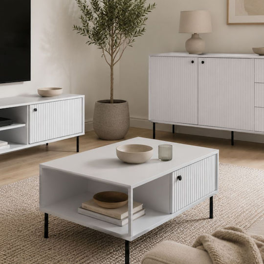 Central Coffee Table Iris White