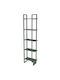 Βιβλιοθήκη Alice Black-green 36.4x19.6x180εκ.