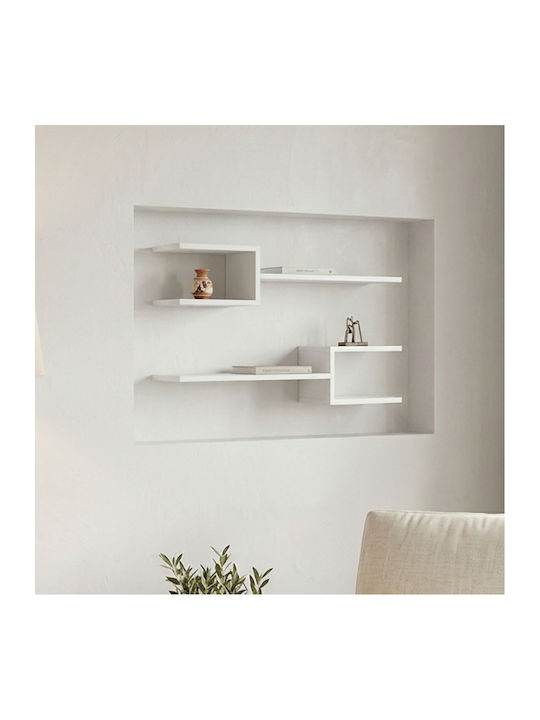 Ράφι Τοίχου Galler Λευκό 79x19.5x18εκ.