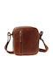 Leather Men's Shoulder / Crossbody Bag Brown