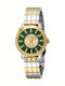 Roberto Cavalli Women's Watch Battery with Gold Stainless Steel Bracelet