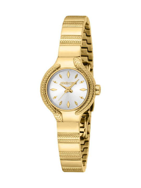 Roberto Cavalli Womens Watch Battery with Gold ...