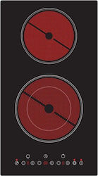Princess Domino Ceramic Autonomous Cooktop With Lock Mode 29x54cm