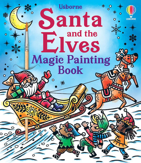 Santa Elves Magic Painting Book Magic Painting Books