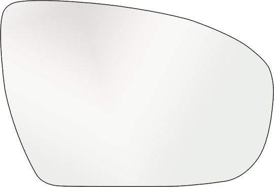Right Mirror Glass Compatible Hyundai I20 Gb